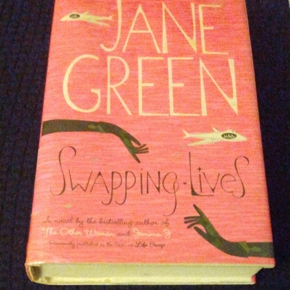 Pink 'Swapping Lives' Hardcover Book by Jane Green